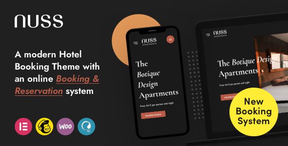 Nuss 1.3.3 - Hotel Booking WordPress