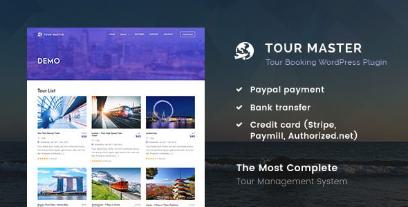 Tour Master 5.3.8 - Tour Booking, Travel, Hotel