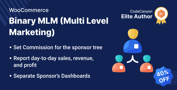 WooCommerce Binary Multi Level Marketing [MLM] 2.0