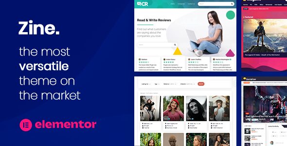 Zine 2.24.1 - Website Builder - WordPress Elementor Theme