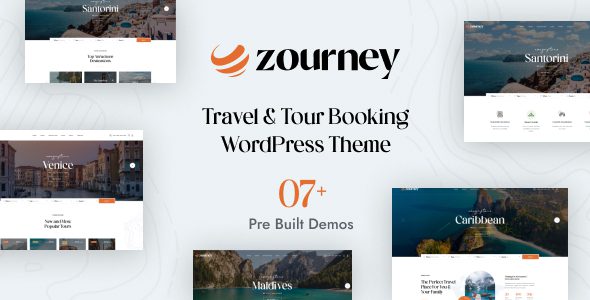 Zourney 1.2.9 - Travel Tour Booking WordPress Theme