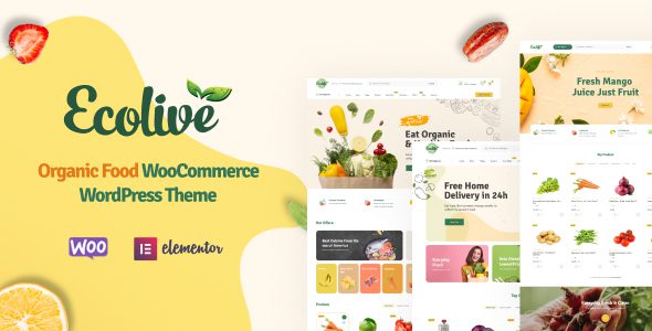 Ecolive 1.4.1 - Organic Food WooCommerce WordPress Theme