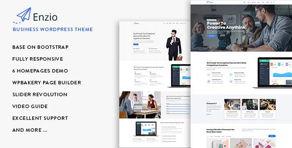 Enzio 1.2.0 - Responsive Business WordPress Theme