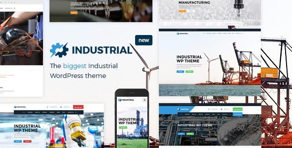 Industrial 1.7.9 - Factory Business WordPress Theme