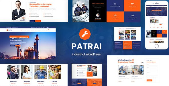 Patrai Industry 2.6 - Industrial WordPress Theme