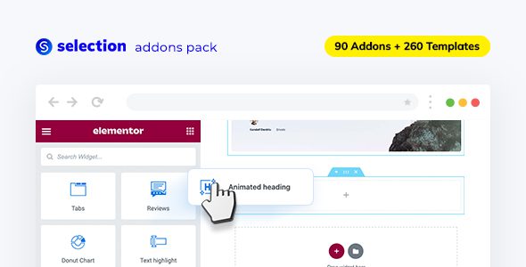 Selection 1.12.9 - Elementor Addons Pack for WordPress