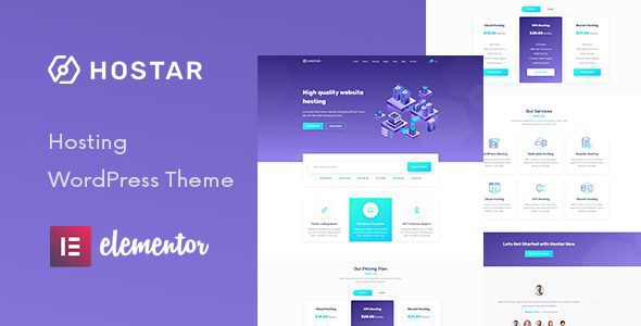 Hostar 1.0.6 - Web Hosting WordPress Theme - WeaDown
