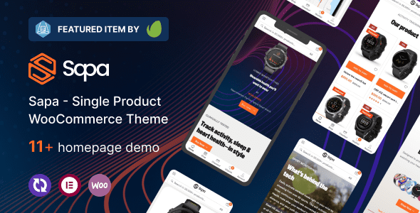 Sapa 1.1.25 - Product Landing Page WooCommerce Theme - WeaDown